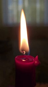 Close Advent Candle Flame Flickering Stock Footage Video (100% Royalty-free) 3676207387 | Shutterstock