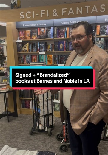 Brandalizing Books with Brandon Sanderson in LA