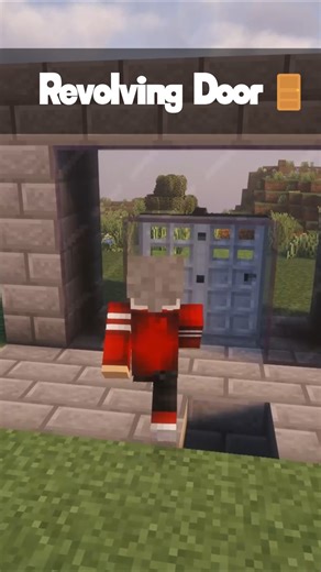 ⚒️Revolving Door #Minecraft #minecraftbuilding #minecrafttutorial #minecraftrealistic #asmr #fyp
