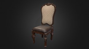 Victorian chair - Download Free 3D model by Abdullah Mohammed (@Abdullah_Mohammed)