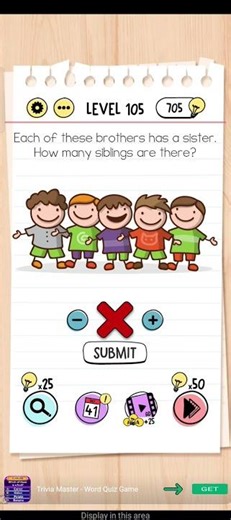 Brain test # level 105# youtub shorts