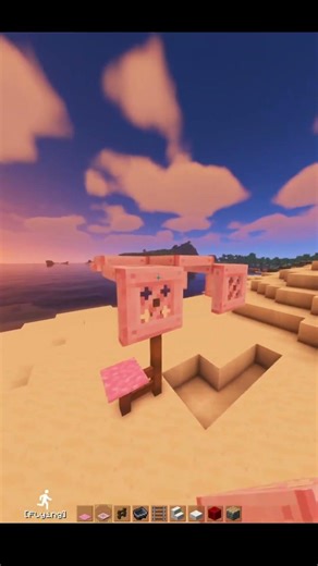 Cute chaise lounge in Minecraft