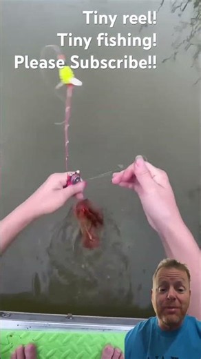 Unbelievable tiny reel #fishing #reels #bassfishing #fish #shorts #shortsfeed