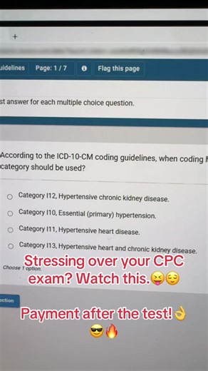This is for those taking their CPC exam by AAPC in 2026. I know it’s a tough test and most people end up failing and having to retake it. But I bring you good news, you can stop stressing over that exam, this right here is the solution. Send me a DM to get in touch. #fyp #cpc #aapcexams #studytips #proctoru