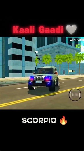 Kaali Gaadi 🖤🔥 Indian Vehicles Simulator 3d #viral #shortsfeed #trendingshorts #shorts