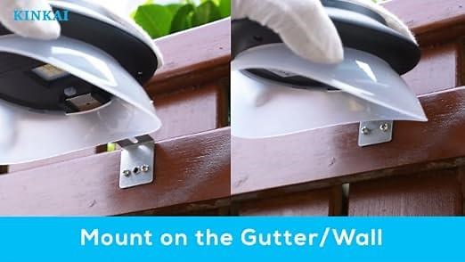 solar gutter lights