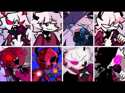 Friday Night Funkin' - Crimsong but everytime it's Selever turn a Different Skin Mod is used