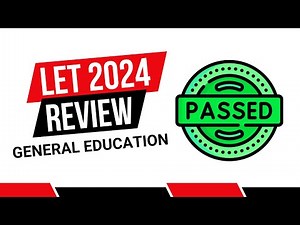 LET REVIEWER 2024 - General Education (ENGLISH)