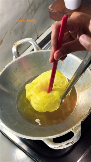 Crispy Omelette Using Spoon Ladle