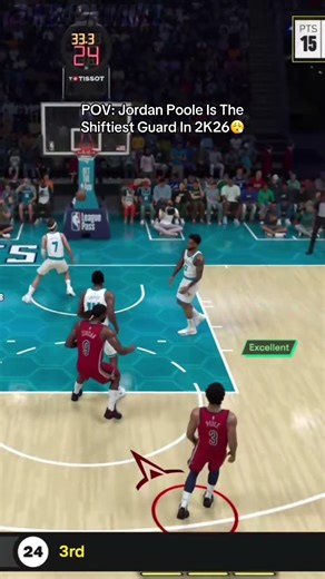 JORDAN POOLE BUILD SHIFTING DEFENDERS SO BAD THEY GUARDING GHOSTS IN NBA 2K26…👻💨