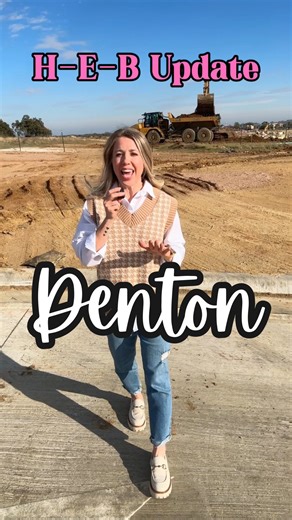 Jennifer Fowler | DentonRealtor on Instagram: "🚜Construction is moving forward on the new H-E-B in Denton, with an LARGE slab of concrete already in place and major progress happening on site. This long-anticipated grocery store is expected to open in summer 2026 and will bring more shopping options, jobs, and convenience to the area. Jennifer’s favorites? •fresh sushi rolls 🍣 •ready to go soups 🍲 •ready to cook meals for a much healthier option than fast food 🥘 •cut fresh fruit for on the g