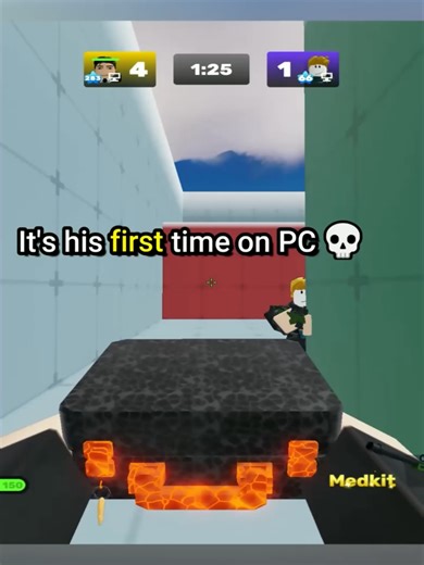 Its his first time on pc roblox rivals💀 #roblox #robloxrivals #npc #meme