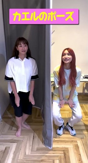 Gomaki & Mikity Synchronicity Survey!? Let's try the challenge to see if we can get the same pose...