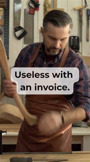 Skilled with His Hands. Useless with an Invoice.