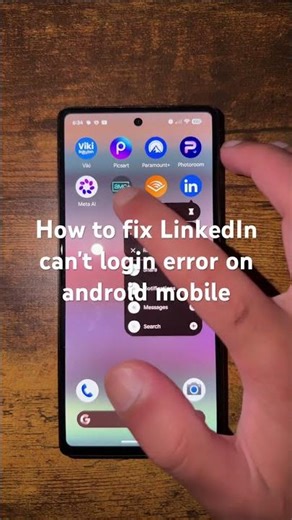 How to fix LinkedIn can't login error on android mobile