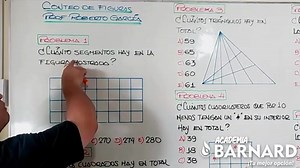 Conteo de figuras: razonamiento matemático