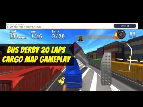 Bus Derby: 20 Laps Cargo Map Gameplay!