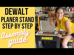 DeWalt Planer Stand Step by Step How To Assembly Guide & Overview DW7350 Easy!
