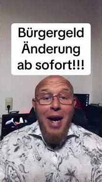 Diese Änderung gilt beim Bürgergeld ab sofort! #jobcenter #bürgergeld #grundsicherung