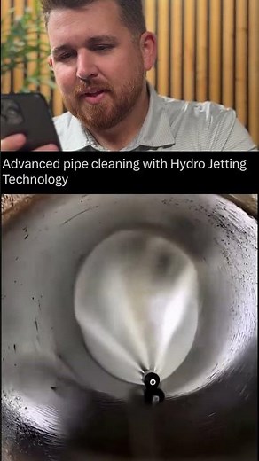 Hydro-jetting explained: A high-powered pressure washer that shoots water backward. Effective!