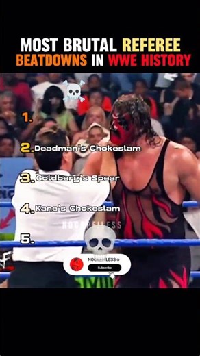 Most Brutal Referee Beatdowns in WWE History😬