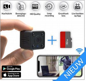 KUUS. C2 Mini Camera - Kleinste Spy Camera met App & WiFi | bol