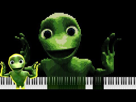 🎹 Dame Tu Cosita – Piano + Meme-Style MIDI Art Animation #piano #music #animation #pianomusic