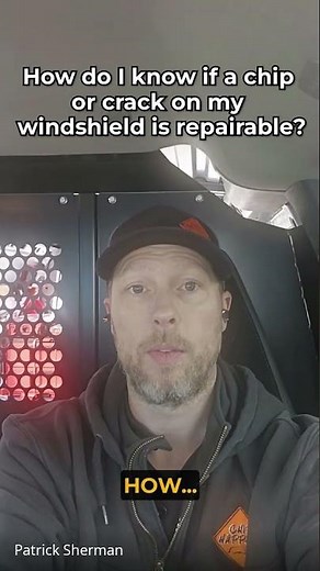 How do I know if a chip or crack on my windshield is repairable? | Chip Happens Auto Glass