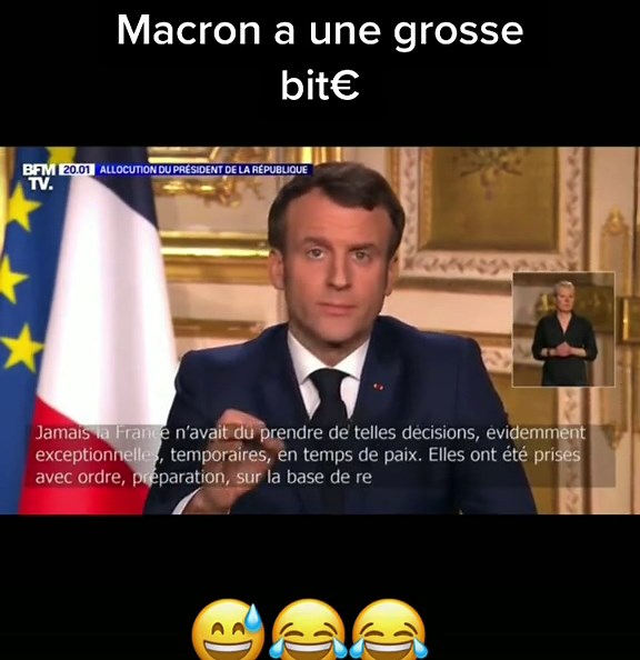 YTP macron à une grosse bite #bite #mdr#humour #macronemmanuel 😂😂😂