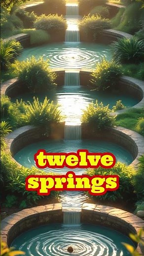 Exodus 15:27 the 12 ♨ 🌴 God’s Oasis of Rest #shorts #bible