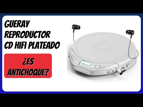 RESEÑA (2026) : Gueray Reproductor CD HiFi Plateado. DETALLES