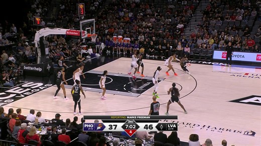 The Las Vegas Aces defeat the Mercury 83-61 to pick up their 9th consecutive win—matching the franchise’s longest win streak since moving to Las Vegas! A’ja Wilson led the way with 19 PTS & 13 REB. #WelcometotheW | WNBA