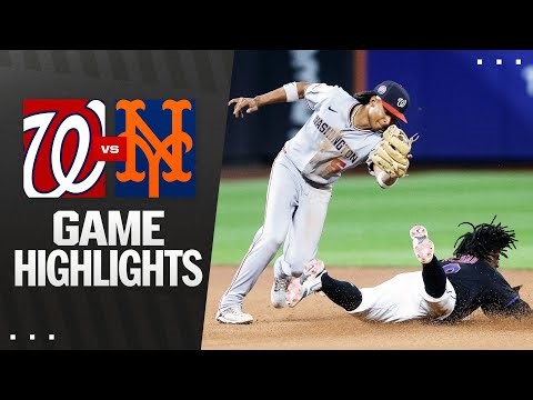 Nationals vs. Mets Game Highlights (9/19/25) | MLB Highlights