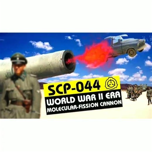 Scp-044 "World War II Era Molecular Fission-Cannon" Edit || #scp044 #scpfoundation #cannon #shorts