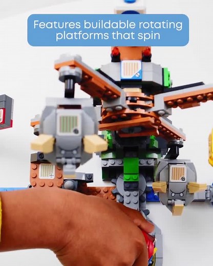 Get ready for Reznor-spinning, Grrrol-seesawing, Blue-Toad-rescuing action with the Reznor Knockdown Expansion Set! | LEGO