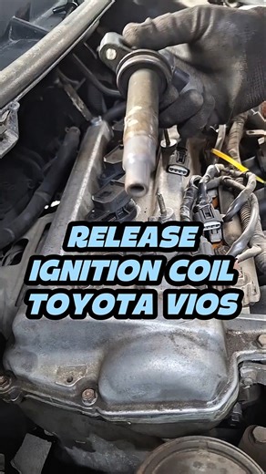 RELEASE IGNITION COIL #toyotavios #toyota #ignitioncoil #ignitionsystem #automobile #mechanic