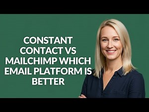 CONSTANT CONTACT VS MAILCHIMP WHICH EMAIL PLATFORM IS BETTER - Julia'sTutorials