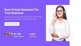 Best virtual assistant service - CSS Template by Nicepage