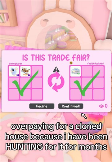 Collecting Adorable Molang-Themed Houses in Adopt Me