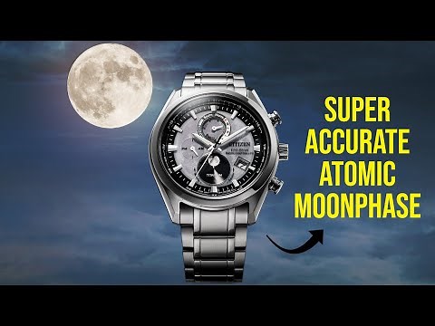 CITIZEN Tsuki-yomi A-T Super Accurate Atomic Moonphase in Titanium Perpetual Calendar Worldtimer