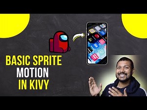 KivyMD - Create Joystick Game App | Ultra Basic Sprite Motion Explained