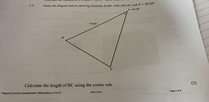 Study the diagram below showing isosceles △ABC with AB=AC and A... | Filo