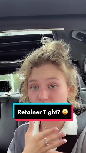 What to do if your retainer is tight 😅 @datrie #retainer #braces