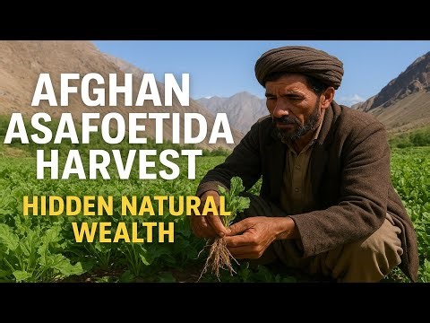 How Asafoetida Is Harvested in Afghanistan نحوه برداشت آنغوزه (هینگ) در افغانستان