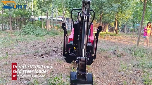 Derette V1000 Mini Skid Steer Loader Overview