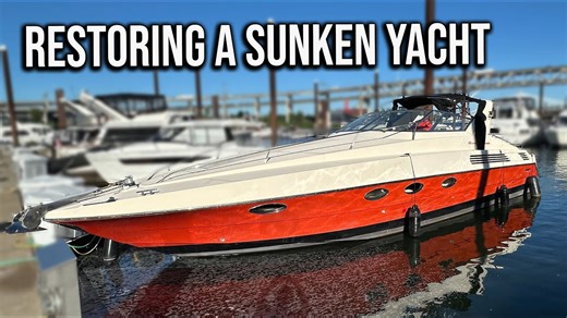 How I restored my sunken 30 year old Italian yacht