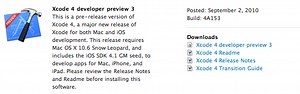 Xcode 4 Preview 3 now available - 9to5Mac