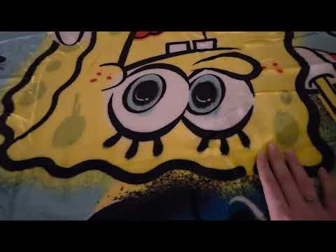 My New SpongeBob SquarePants Graffiti Throw Blanket Review