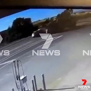 157K views · 952 reactions | CCTV has captured the moment a police patrol car and a truck collided on the Augusta Highway at Napperby on Wednesday. No one was seriously injured in the crash and police say investigations are ongoing. 7NEWS Adelaide at 6pm | www.7NEWS.com.au #Napperby #7NEWS | 7NEWS Adelaide | Facebook