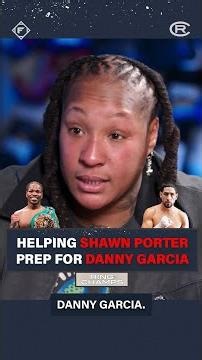 Shawn Porter caught her with a clean left—but Shadasia took it like a champ 💯